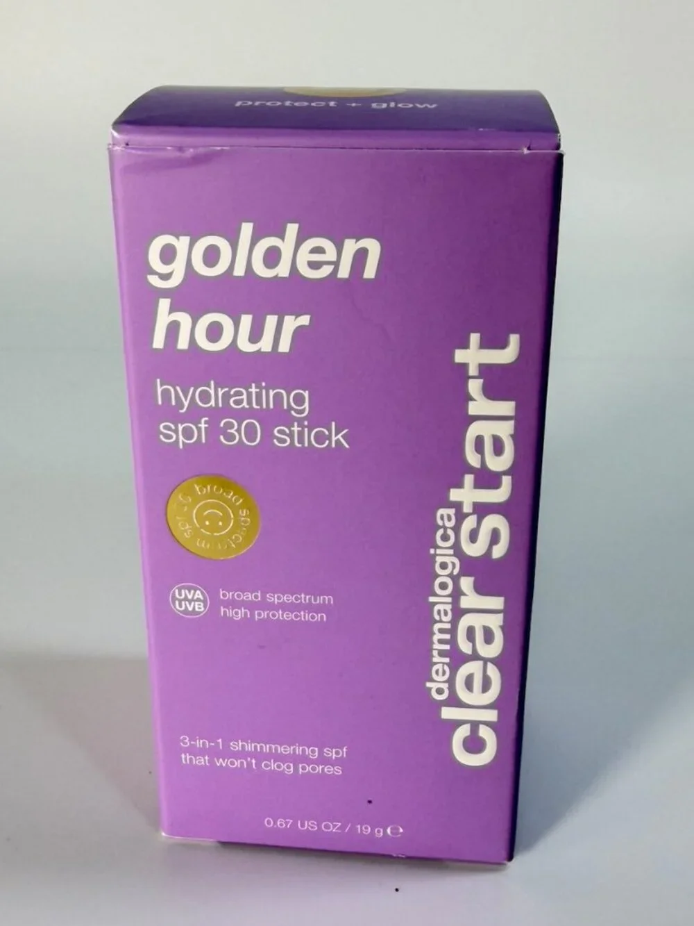 Dermalogica Golden Hour Hydrating SPF 30 Stick 19g NIB Face Sunscreen Stick